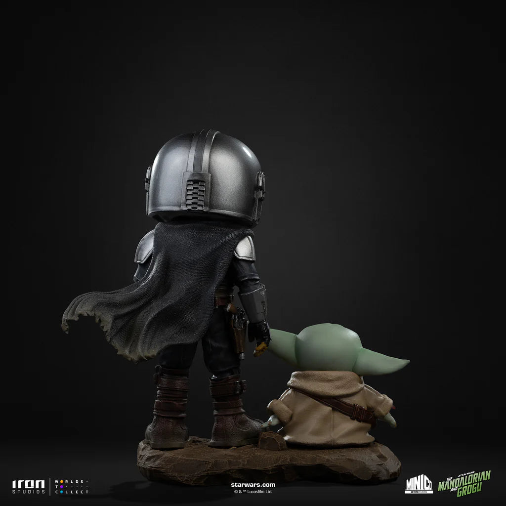 Star War Statue Mandalorianer und Grogu – The Mandalorian – MiniCo
