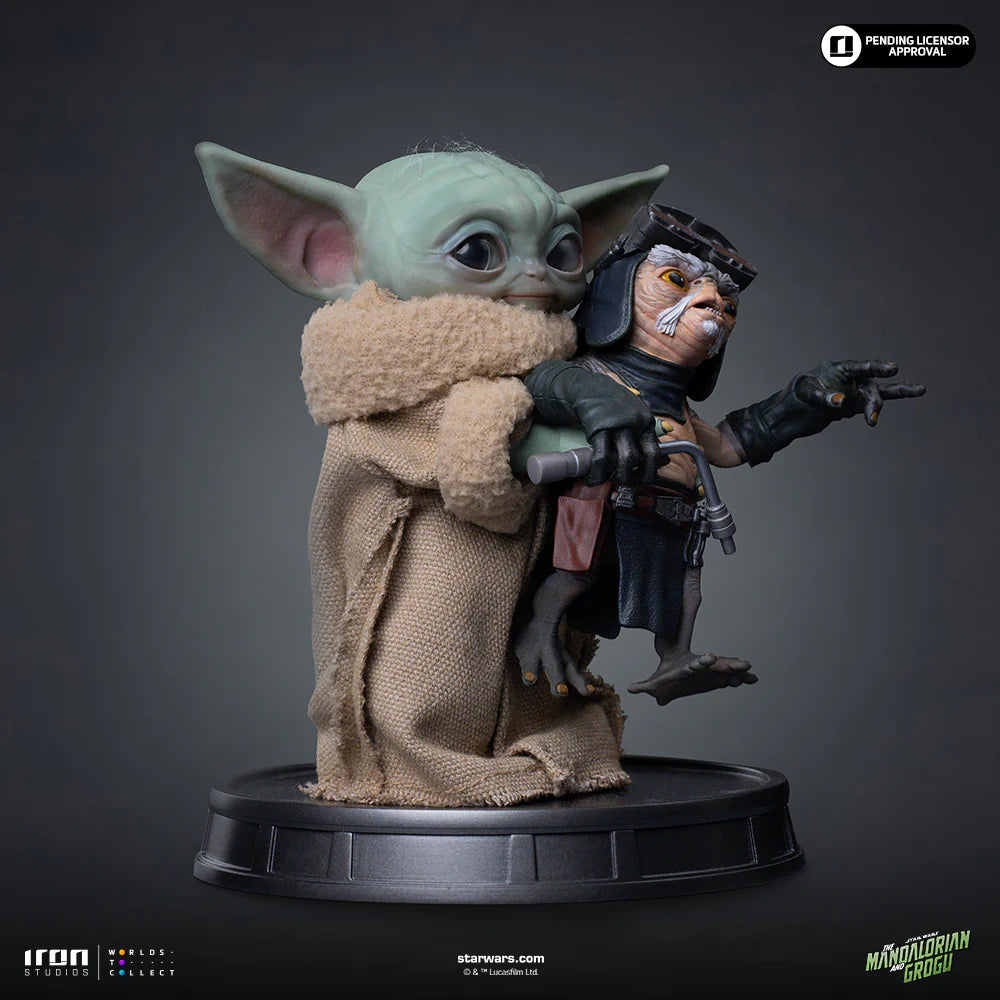 Star Wars Grogu-Statue (ohne Quetschgefahr) – Mandalorian und Grogu Film – Grogu-Kollektion