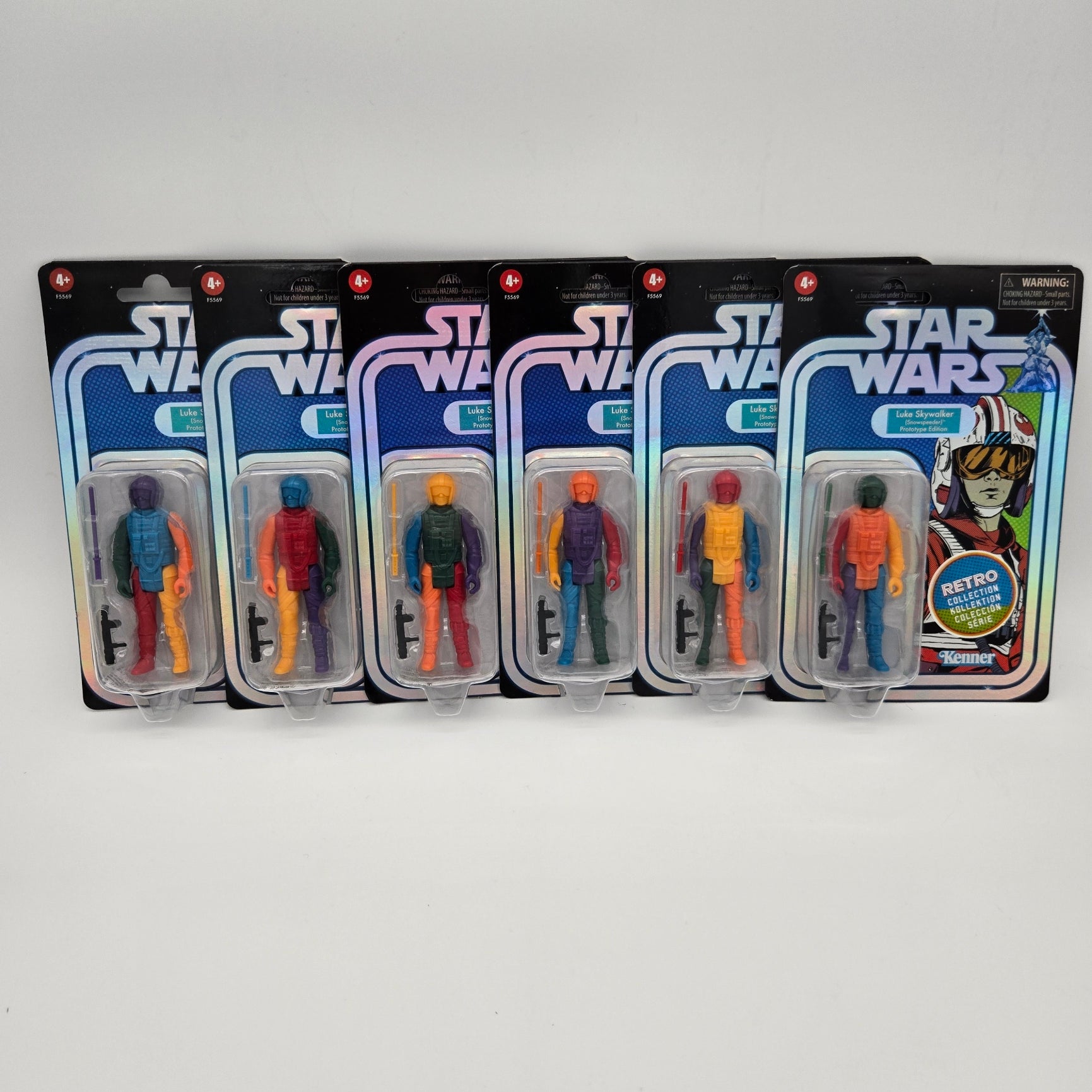 Star Wars Retro Collection - Luke Skywalker (Snowspeeder)(Prototyp Edition ) 6er-Pack (auch einzeln)