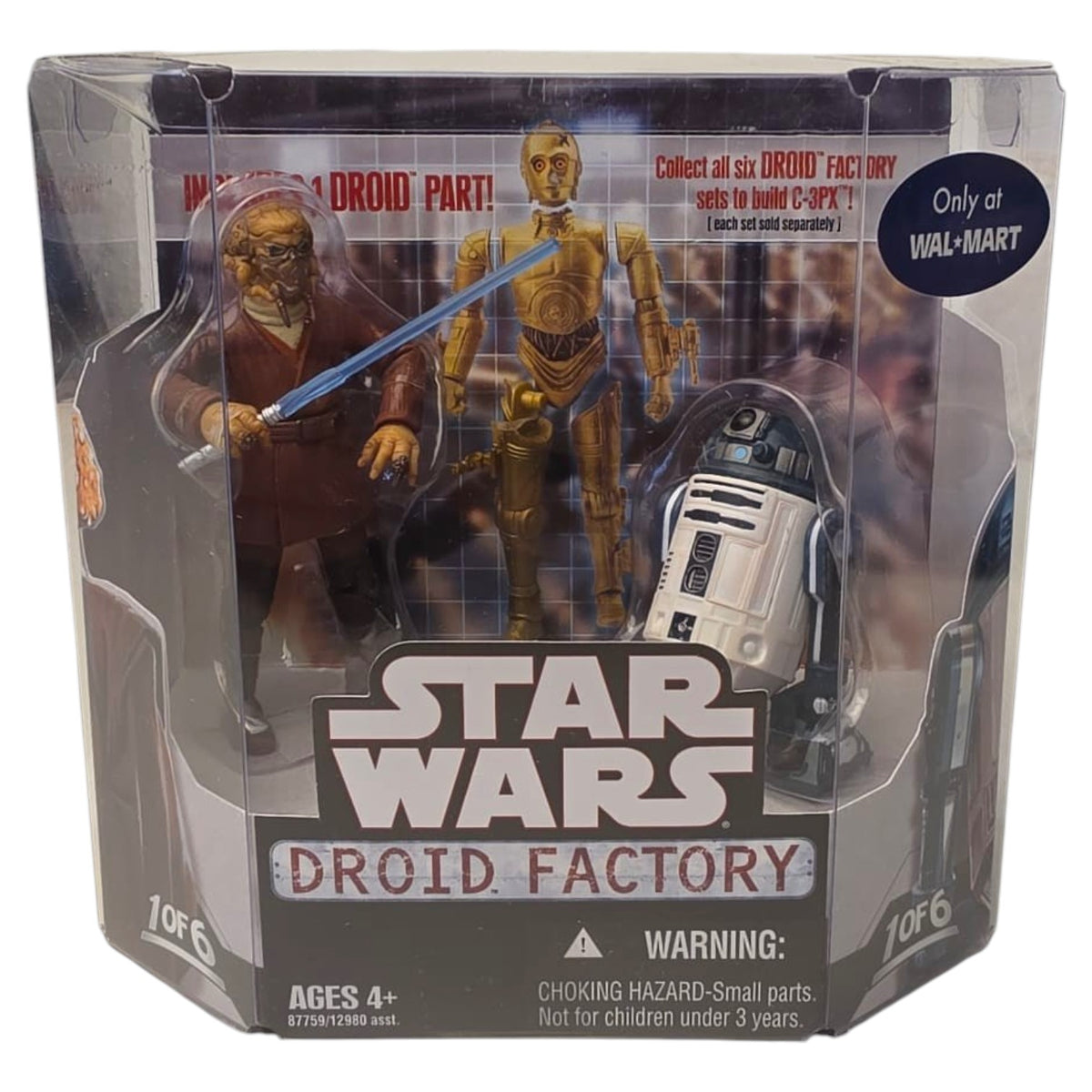 Star Wars - Droid Factory - 1 of 6 - Plo Koon & R4-F5 2008
