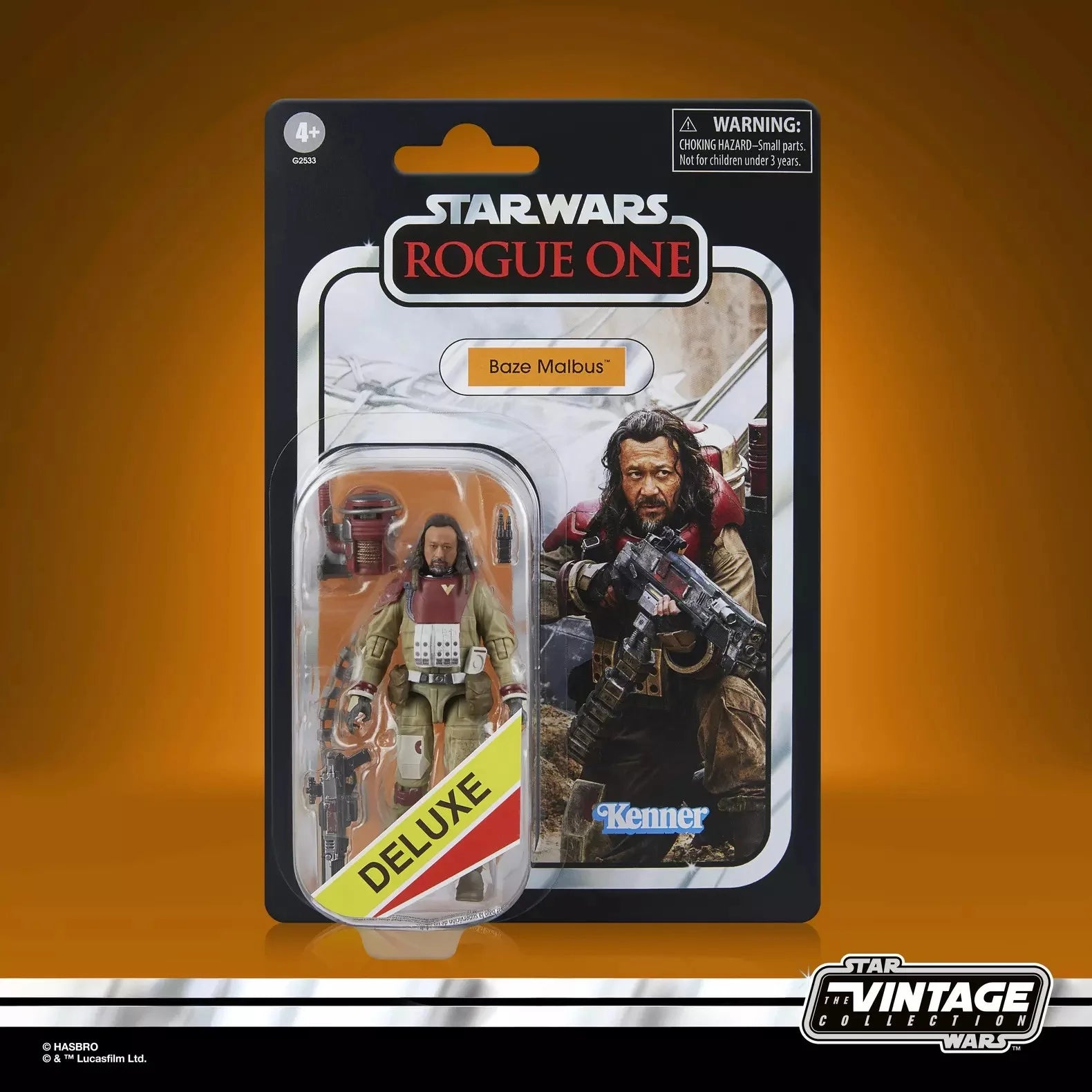 STAR WARS ROGUE ONE - Baze Malbus - Actionfigur Vintage Collection 10cm