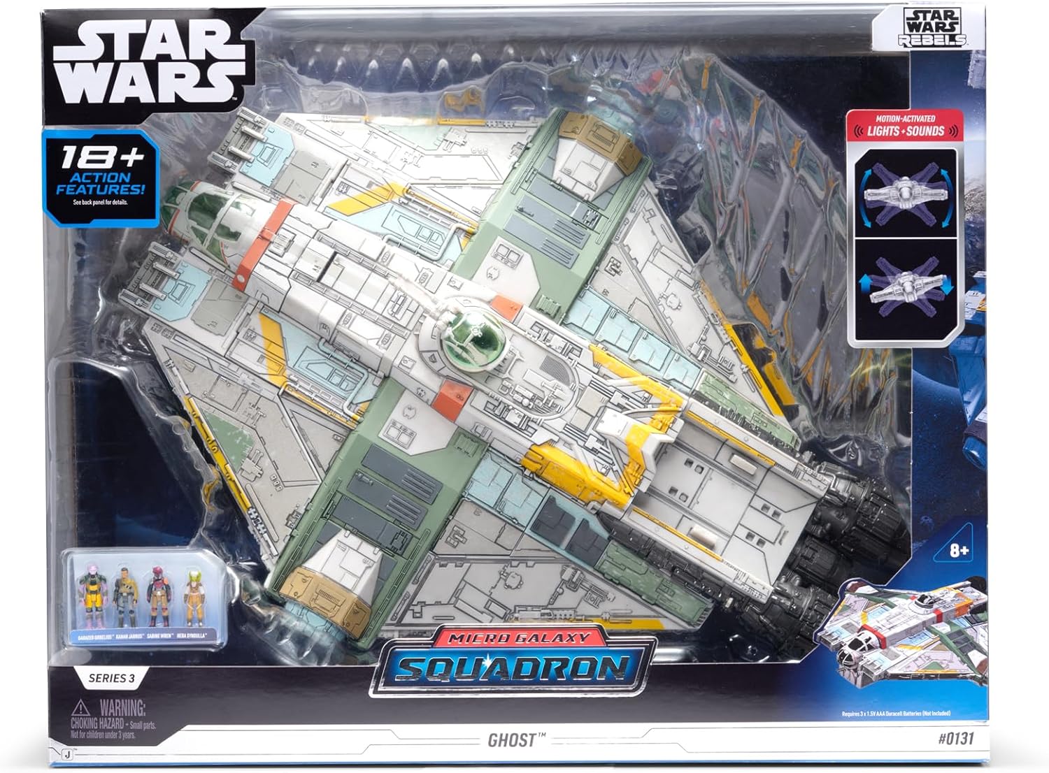 Star Wars Micro Galaxy - Squadron - The Ghost 9"