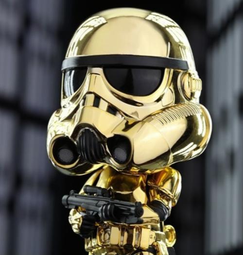 PRE-ORDER: Star Wars - Cosbaby - Wave 5 - Stormtrooper Metallic Gold Version