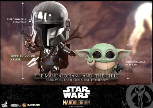 PRE-ORDER: Star Wars - Cosbaby - Wave 5 - Mandalorian & the Child Set