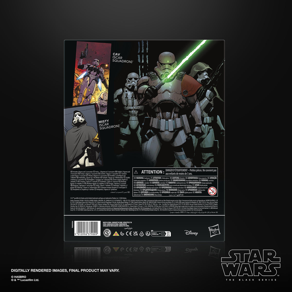 PRE-ORDER: Star Wars Black Series - Comic Line - Cav & Misty (Scar Squadron)
