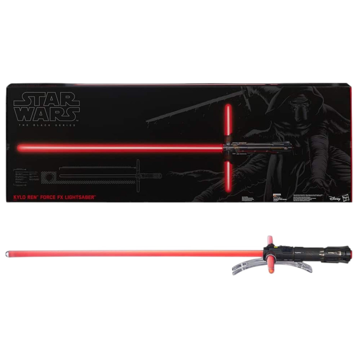 Star Wars Black Series - Force FX Lichtschwert - Kylo Ren 2015 (Verpackung leicht beschädigt / OVP geöffnet))