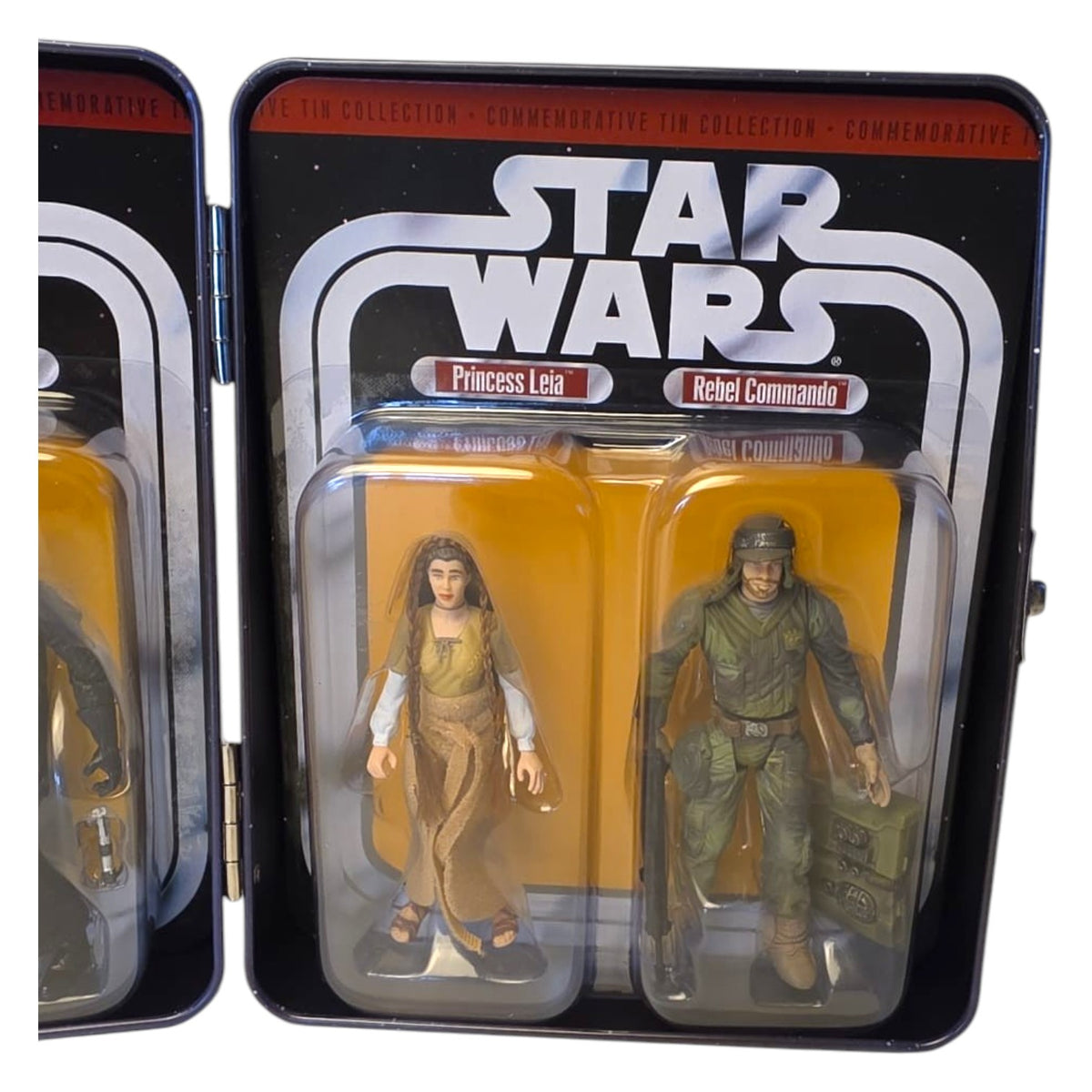Star Wars - Return of the Jedi - Commemorativ Tin Collection 6/6 - Scout Trooper / Darth Vader / Princess Leia / Rebel Commando 2006