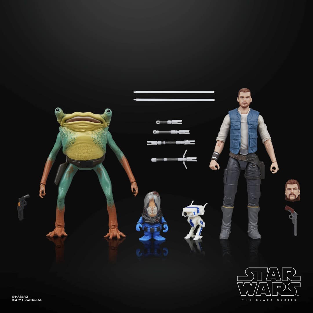 Star Wars Black Series - Jedi Survivor - Cal Kestis / Turgle & Skoova Stev