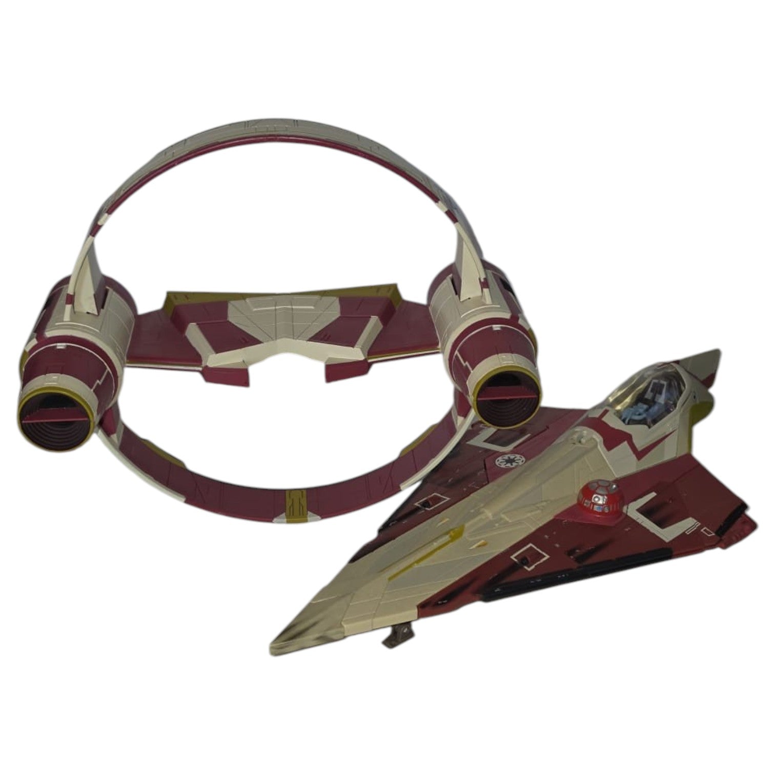 Star Wars - 30th Anniversary Collection - Obi-Wan Kenobis Jedi Starfighter mit Hyperraum-Ring 2007 (lose / gebraucht)