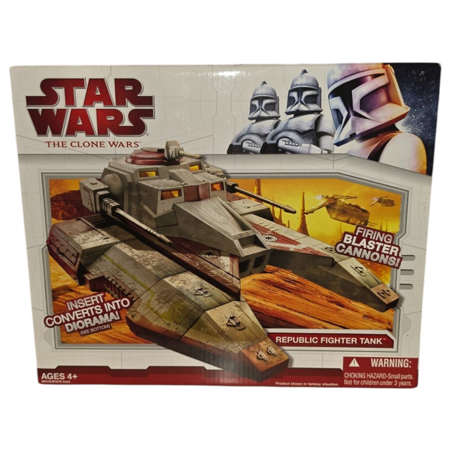 Star Wars - The Clone Wars - Republic Fighter Tank 2009 (OVP beschädigt)