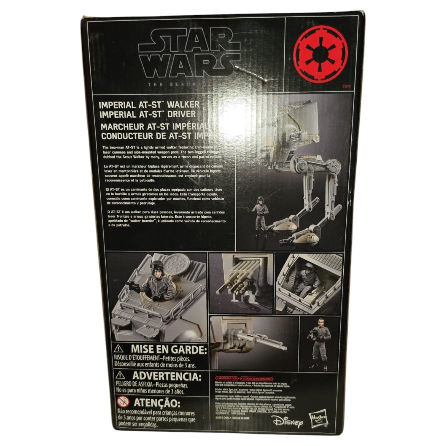 Star Wars Black Series (10cm) - Imperial AT-ST Walker and Imperial AT-ST Driver 2017