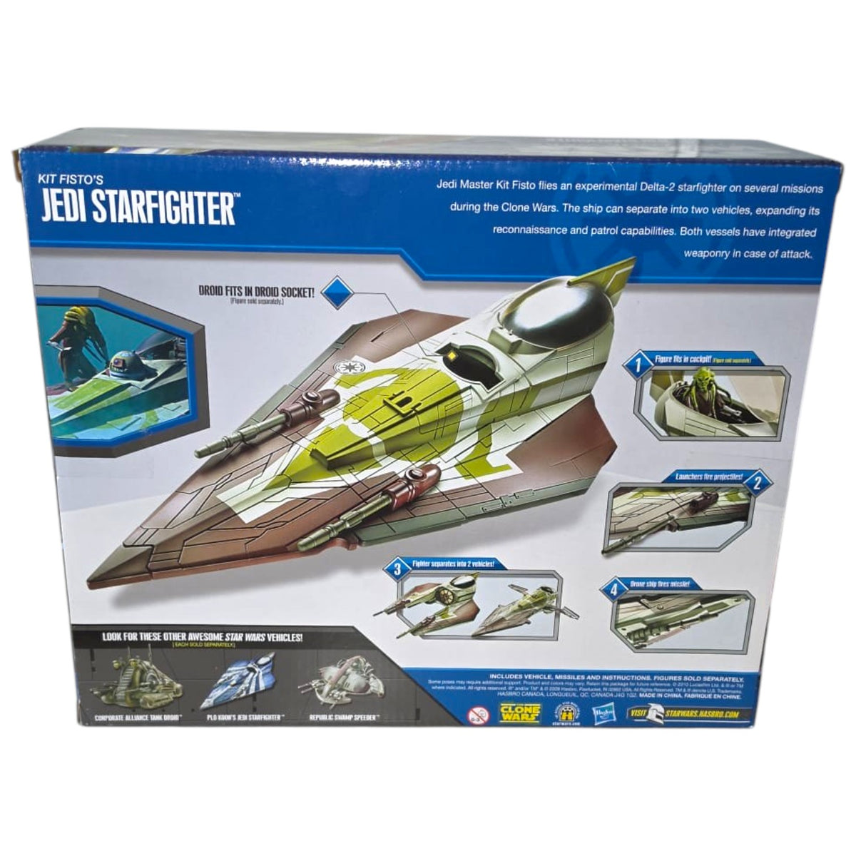 Star Wars - The Clone Wars - Kit Fistos Jedi Starfighter 2010