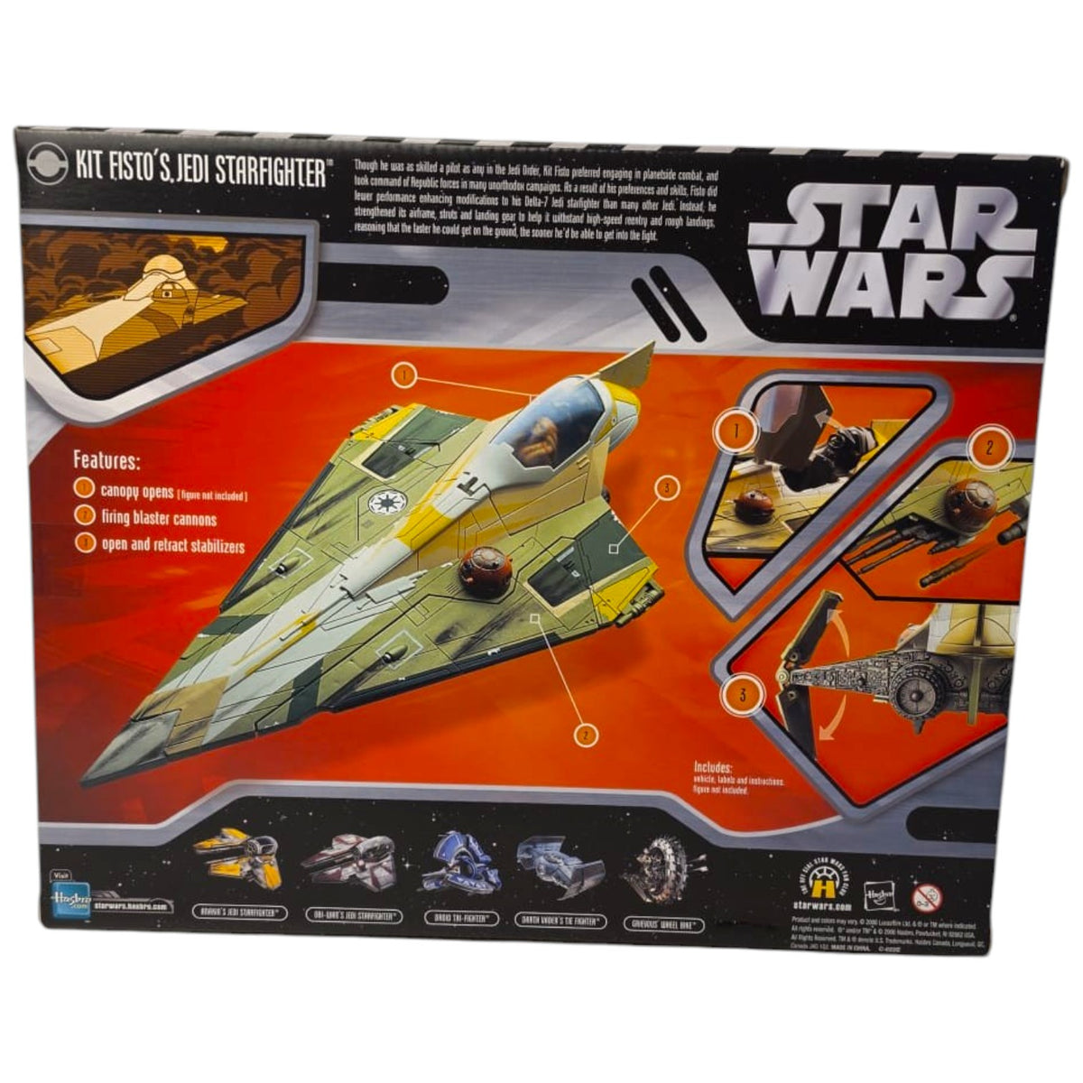 Star Wars - The Saga Collection - Kit Fistos Jedi Starfighter 2006