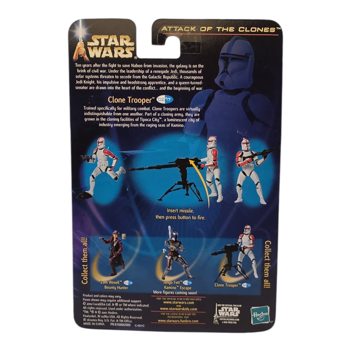 Star Wars - Saga Series - Collection 1 - Attack of the Clones - Clone Trooper 2002