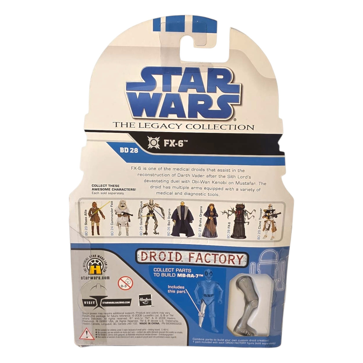 Star Wars - The Legacy Collection BD Nr.28 - FX-6 2008
