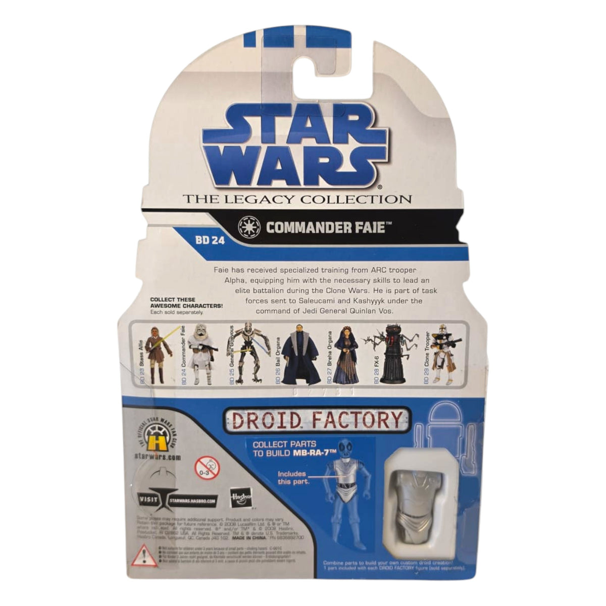 Star Wars - The Legacy Collection BD Nr.24 - Commander Faie 2008