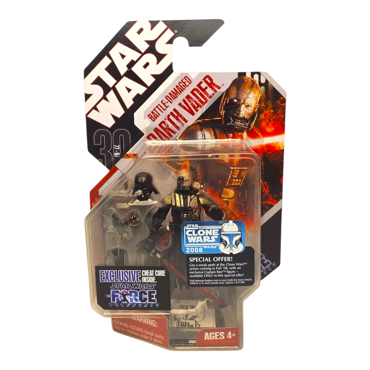 Star Wars - 30th Anniversary Collection - The Force Unleashed - Battle-Damaged Darth Vader 2007