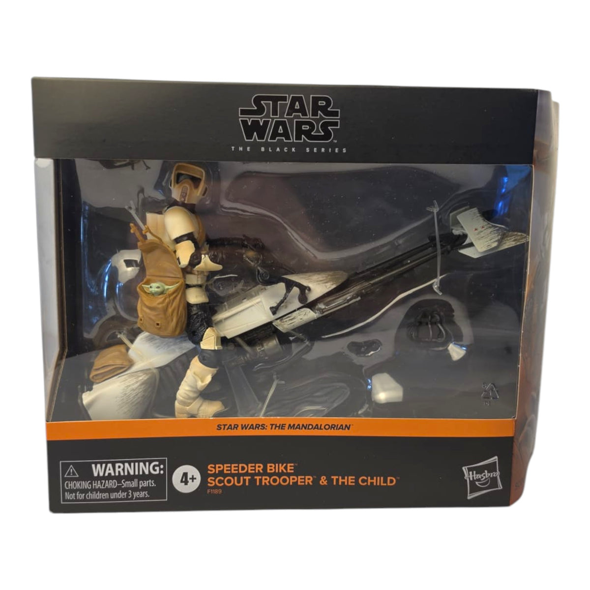 Star Wars Black Series - The Mandalorian - Speeder Bike Scout Trooper & The Child