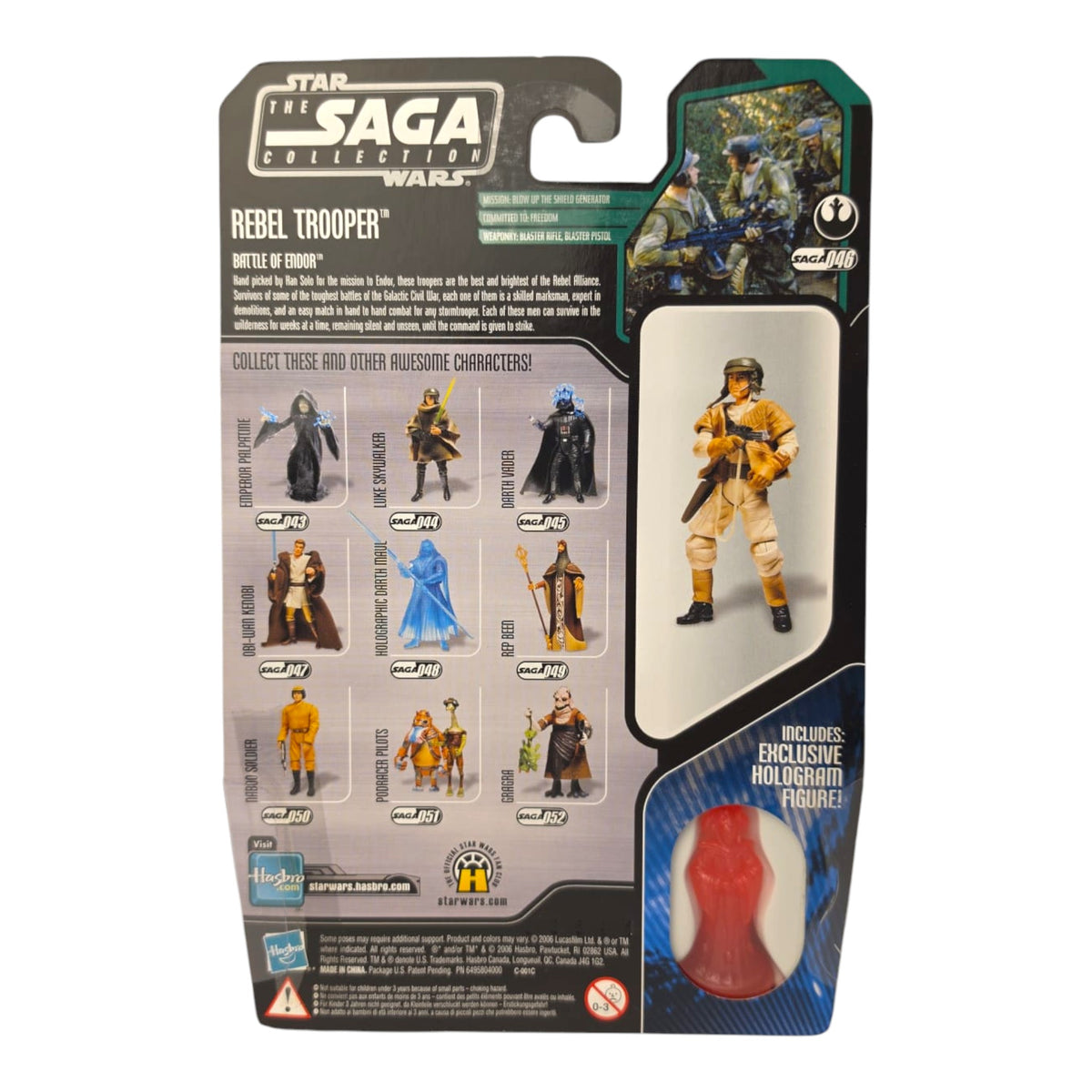 Star Wars - The Saga Collection #046 - Rebel Trooper 2006 (Schwarz)