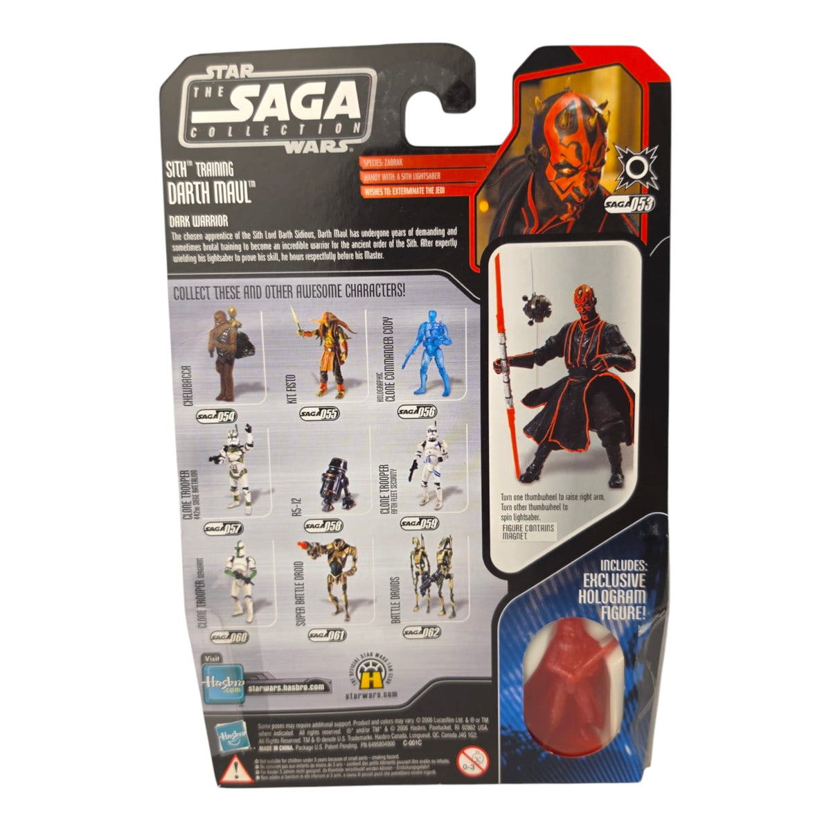 Star Wars - The Saga Collection #053 - Sith Training Darth Maul 2006