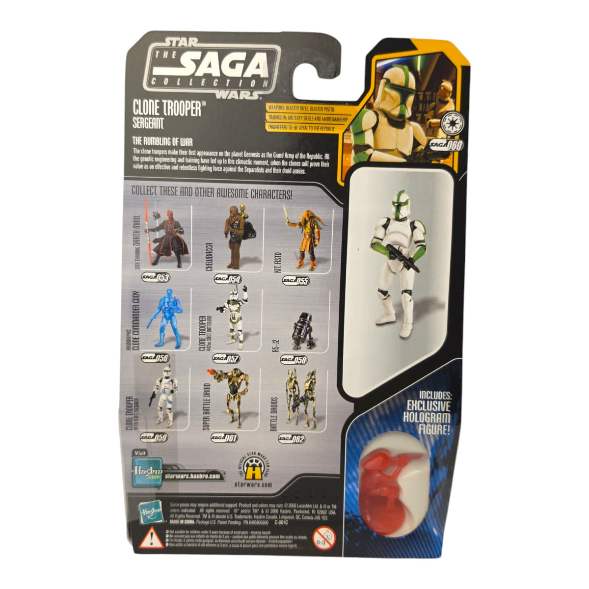 Star Wars - The Saga Collection #060 - Clone Trooper Sergeant 2006