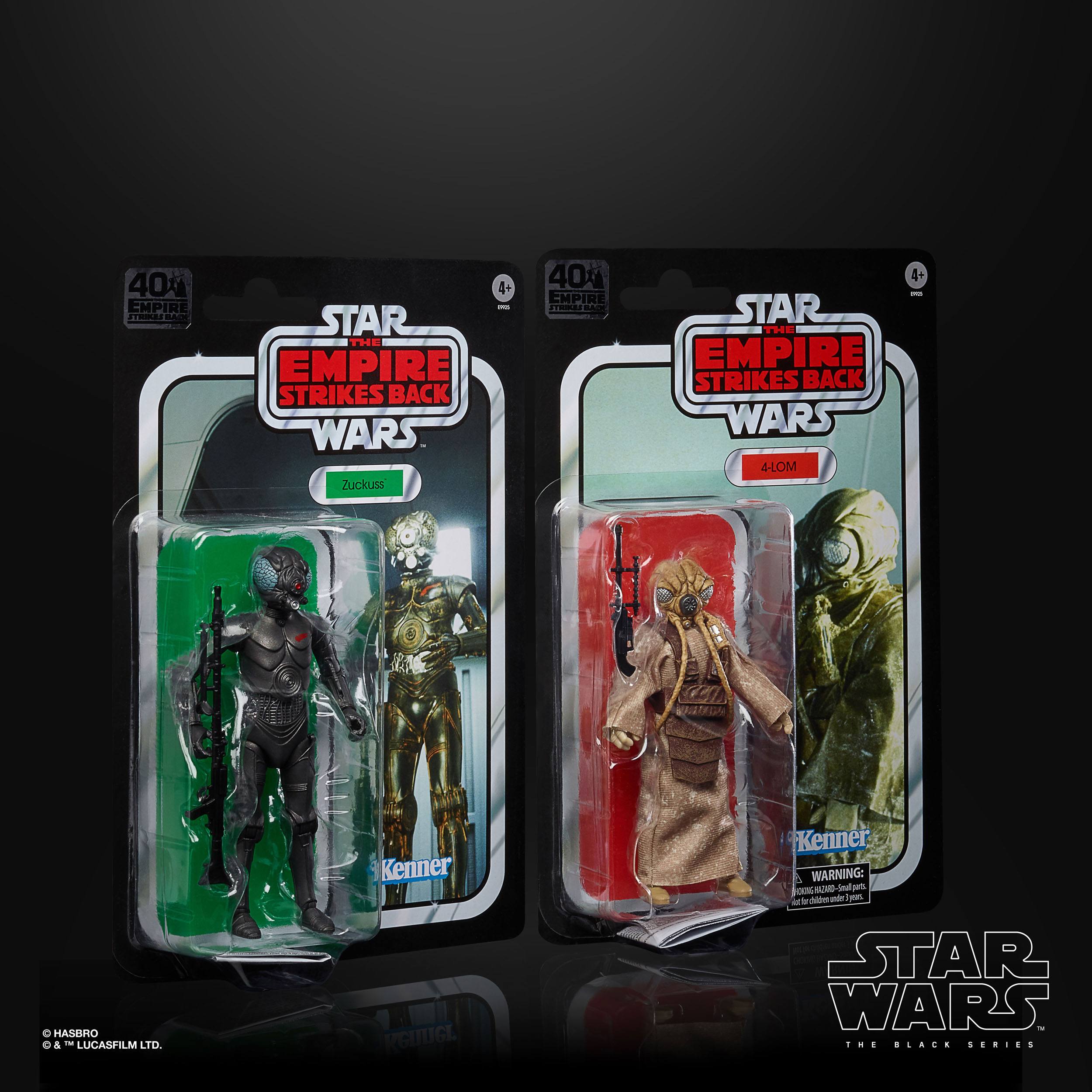 Star Wars Black Series - 40th Anniversary - Bounty Hunters 4-Lom / Zuckuss