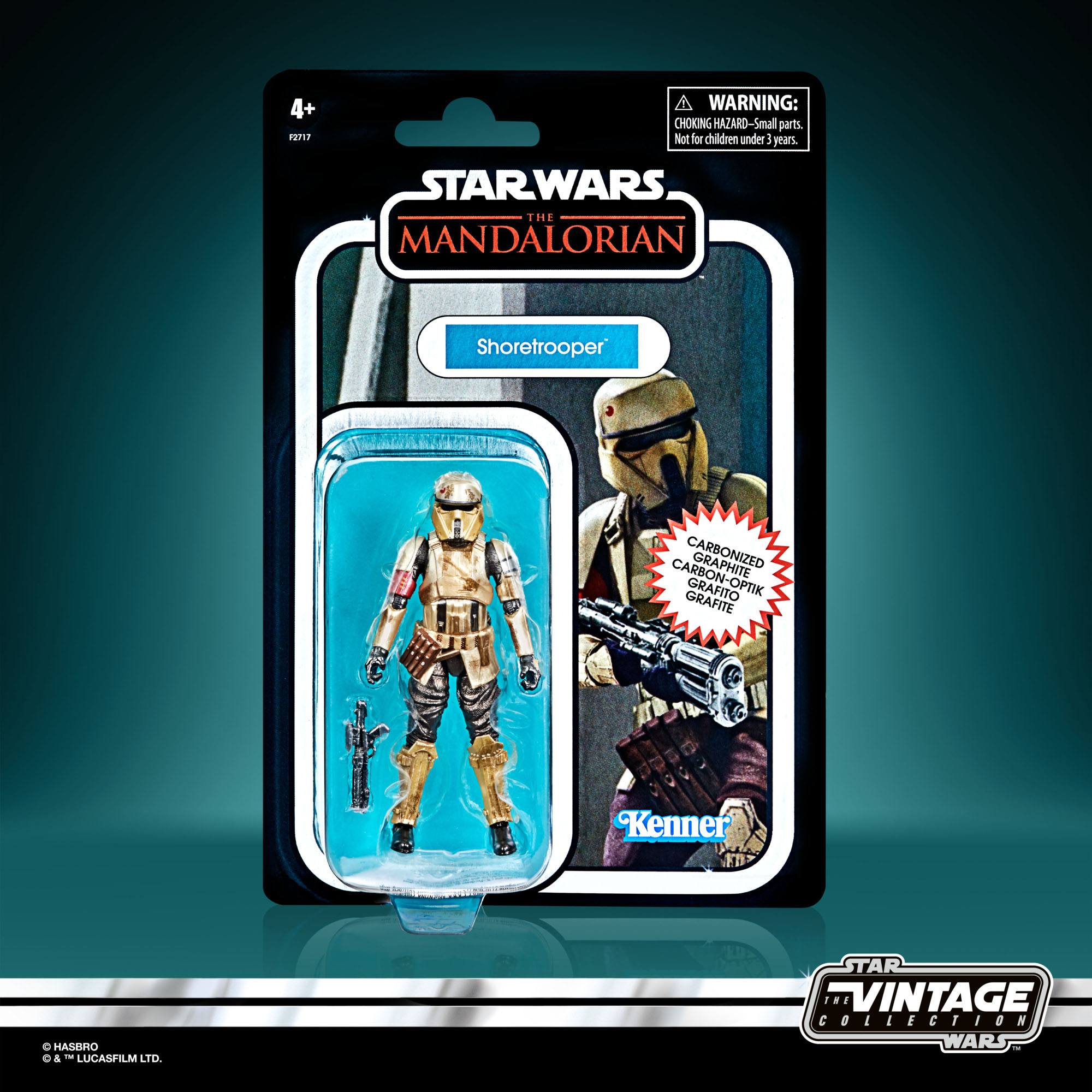 Star Wars Vintage Collection - The Mandalorian - Shore Trooper (Carbonized)