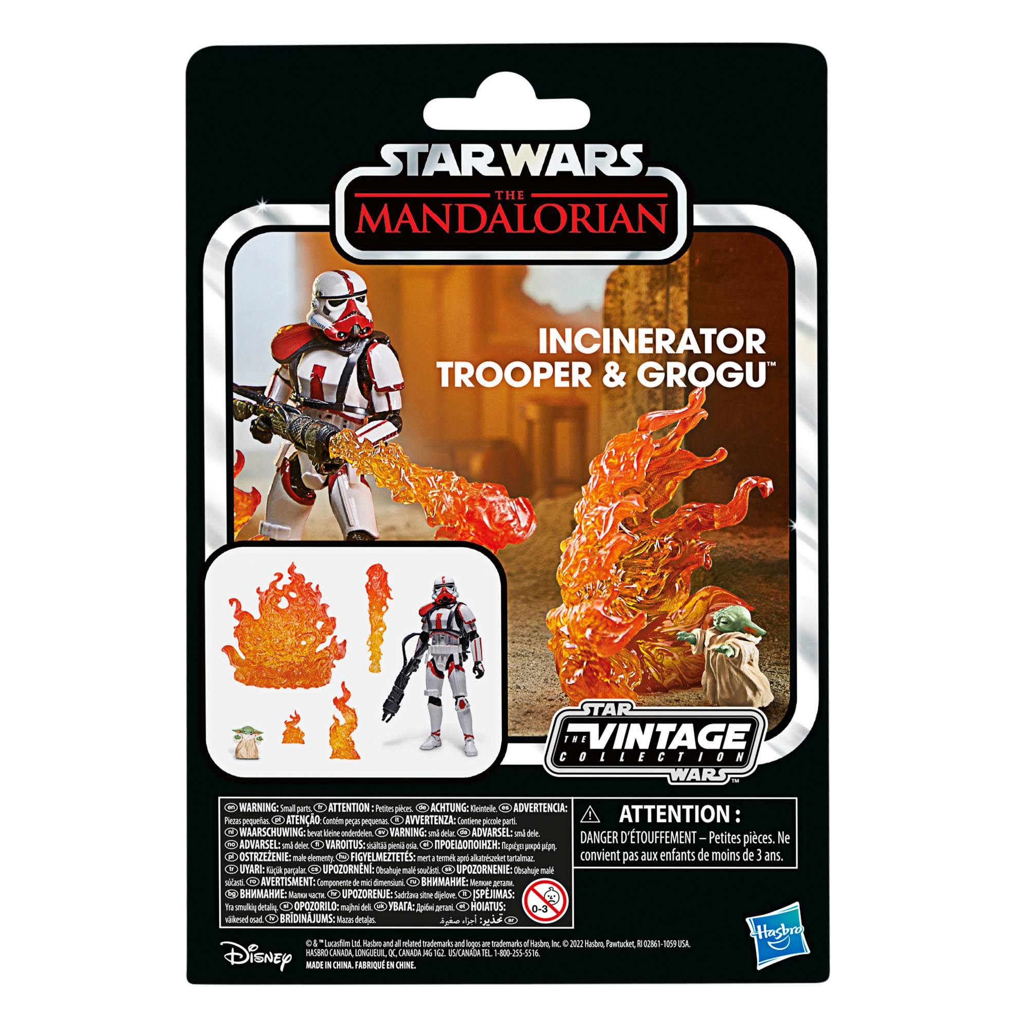 Star Wars Vintage Collection - The Mandalorian - Deluxe Incinerator Trooper & Grogu