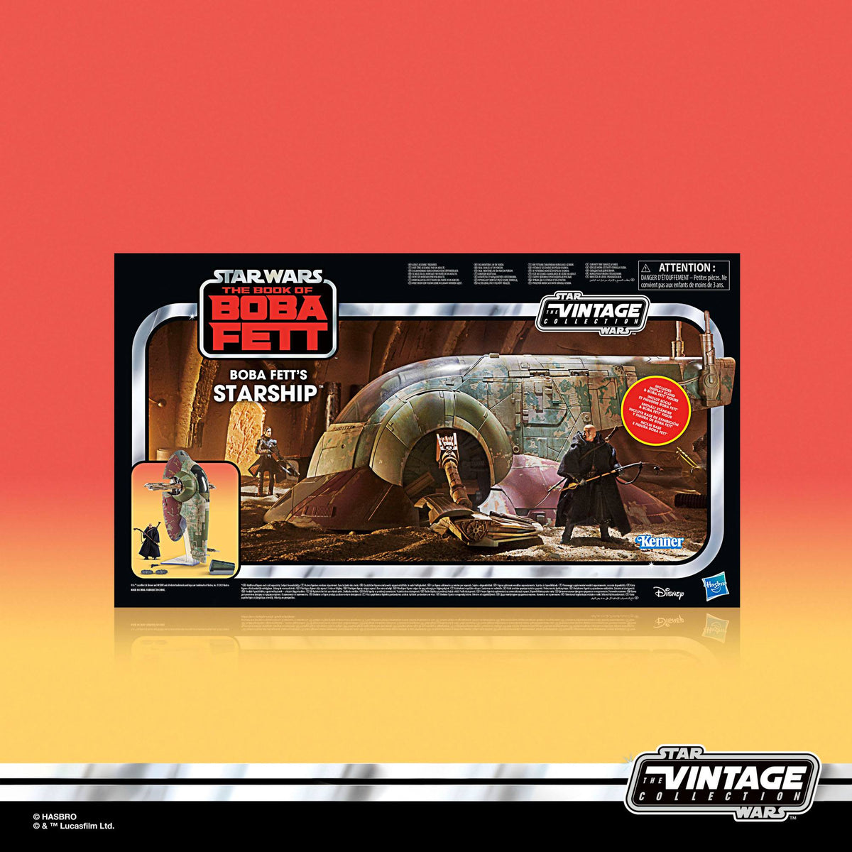 Star Wars Vintage Collection - The Book of Boba Fett - Boba Fett Starship