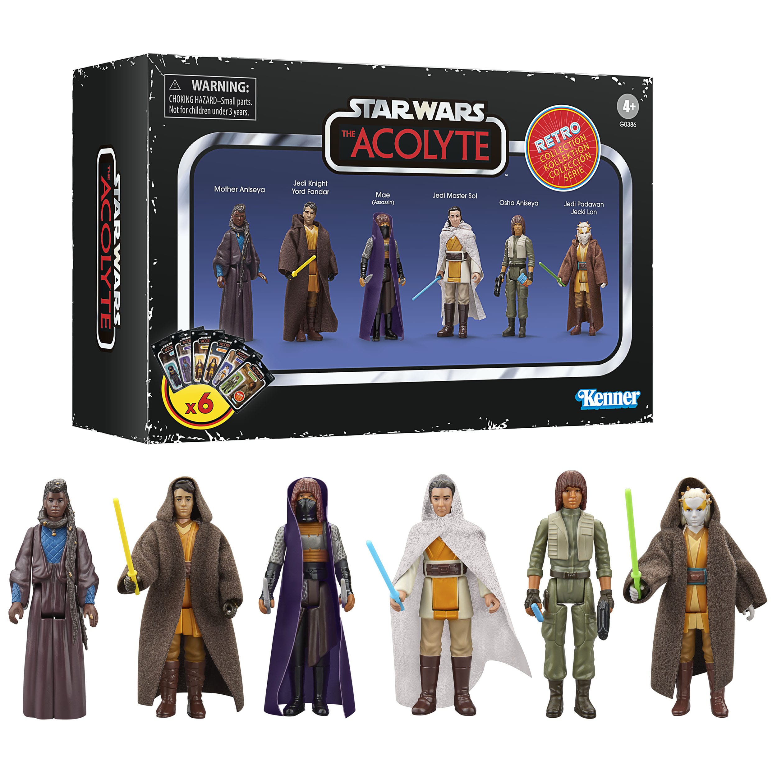 Star Wars Retro Collection - The Acolyte - 6er-Pack
