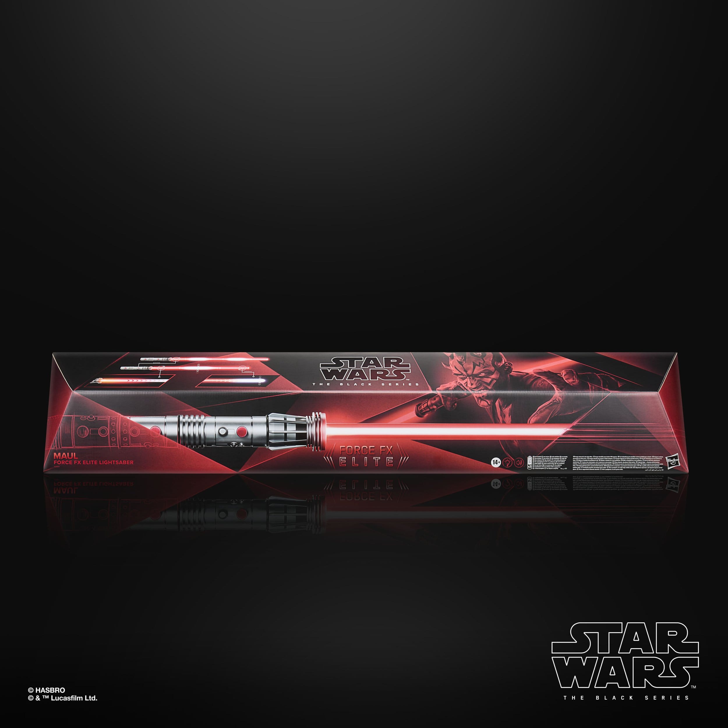 Star Wars: Maul - Shadow Lord Black Series Replik Force FX Elite Lichtschwert Maul