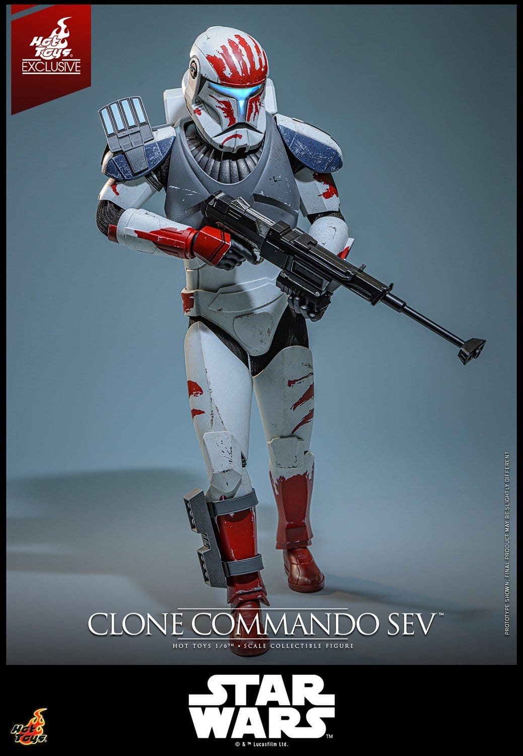 PRE-ORDER: Star Wars: The Clone Wars Television Masterpiece Actionfigur 1/6 Clone Commando Sev (Hot Toys Exclusive) 30 cm