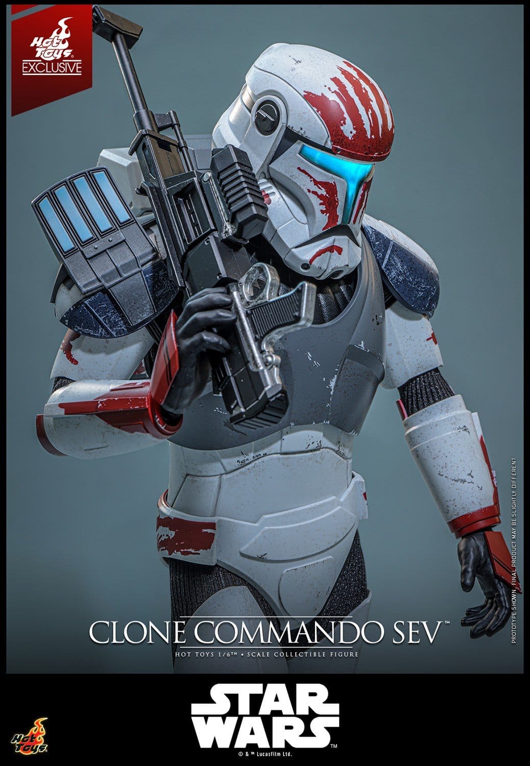 PRE-ORDER: Star Wars: The Clone Wars Television Masterpiece Actionfigur 1/6 Clone Commando Sev (Hot Toys Exclusive) 30 cm