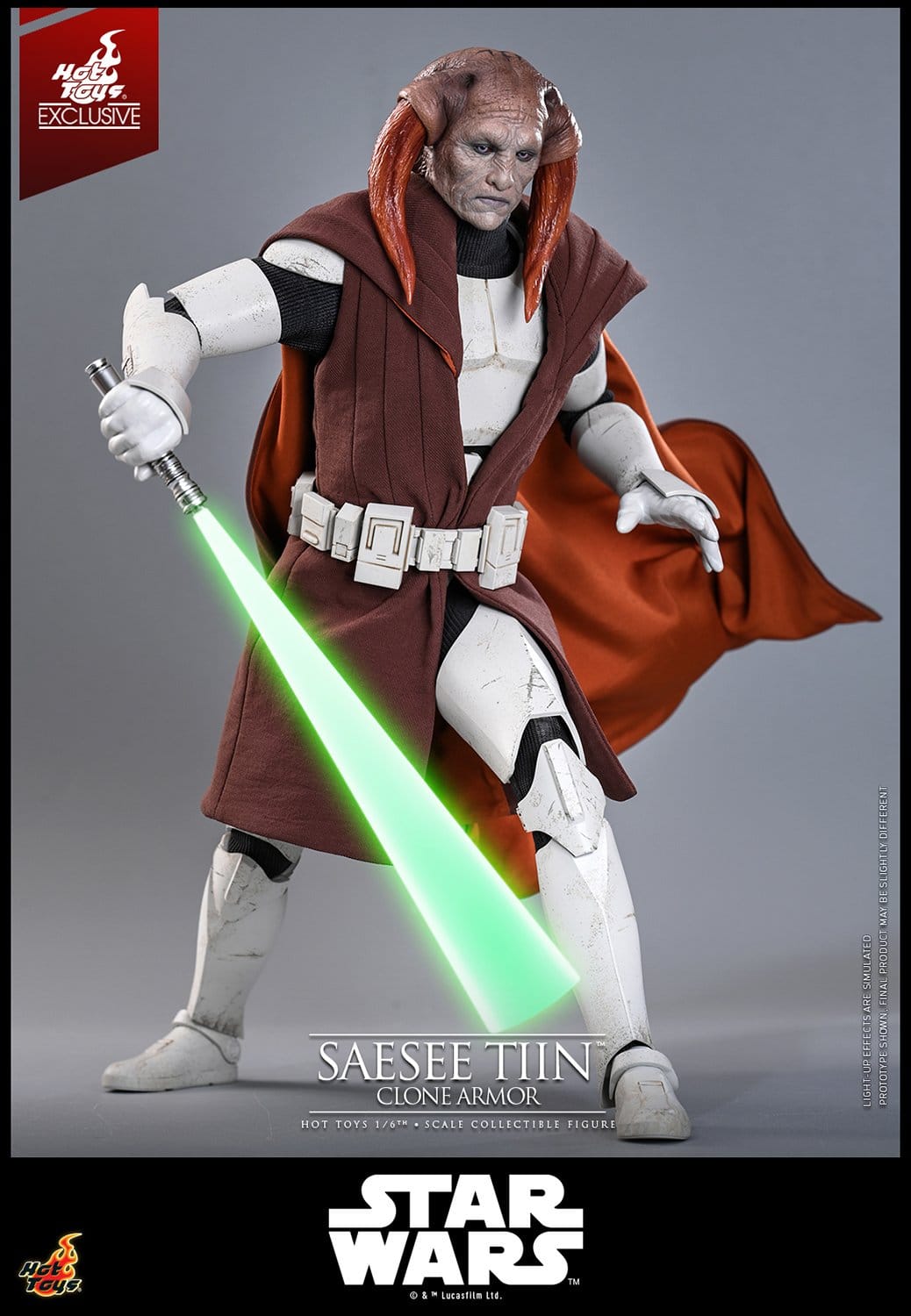PRE-ORDER: Star Wars: The Clone Wars Television Masterpiece Actionfigur 1/6 Saesee Tiin (Clone Armor) (Hot Toys Exclusive) 32 cm