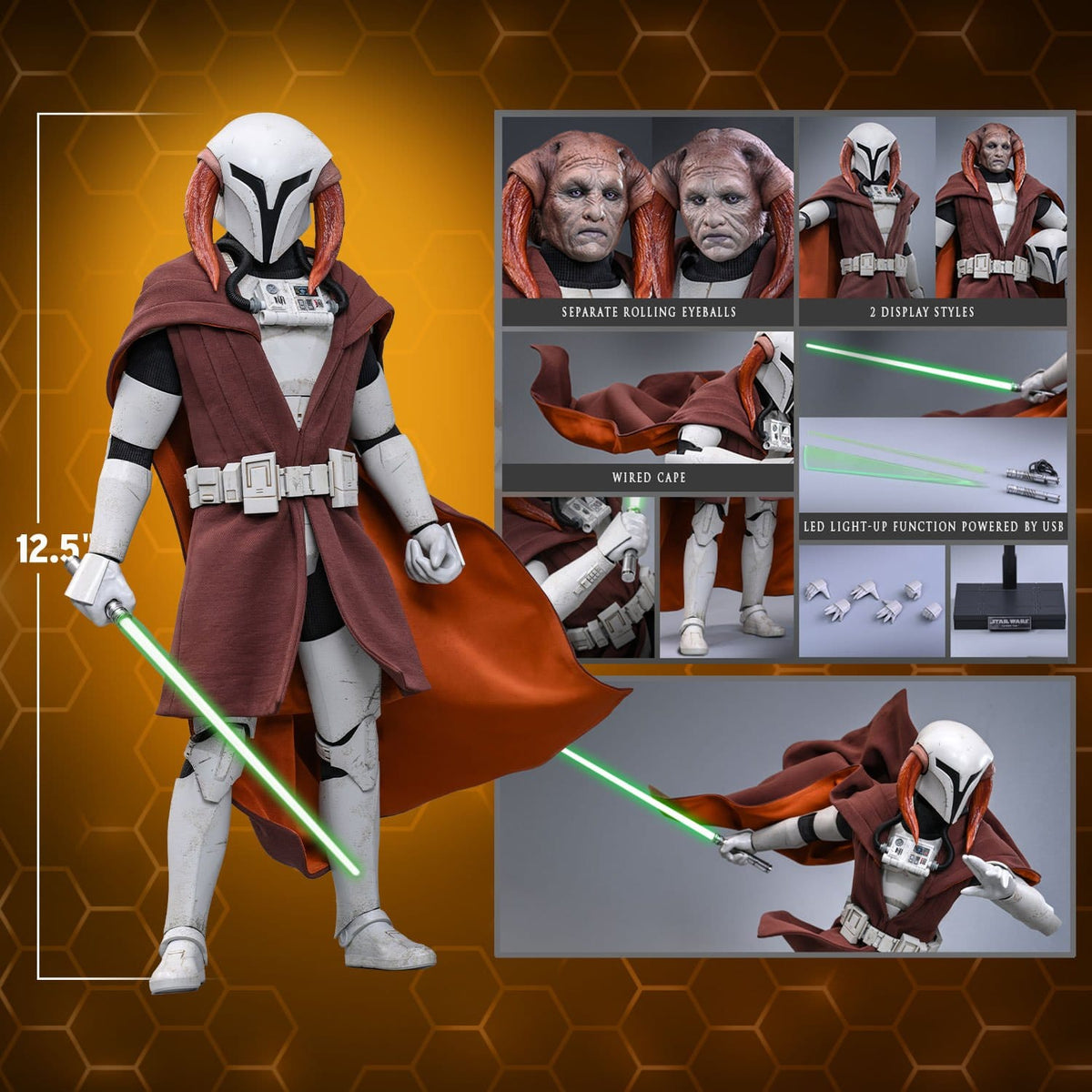 PRE-ORDER: Star Wars: The Clone Wars Television Masterpiece Actionfigur 1/6 Saesee Tiin (Clone Armor) (Hot Toys Exclusive) 32 cm