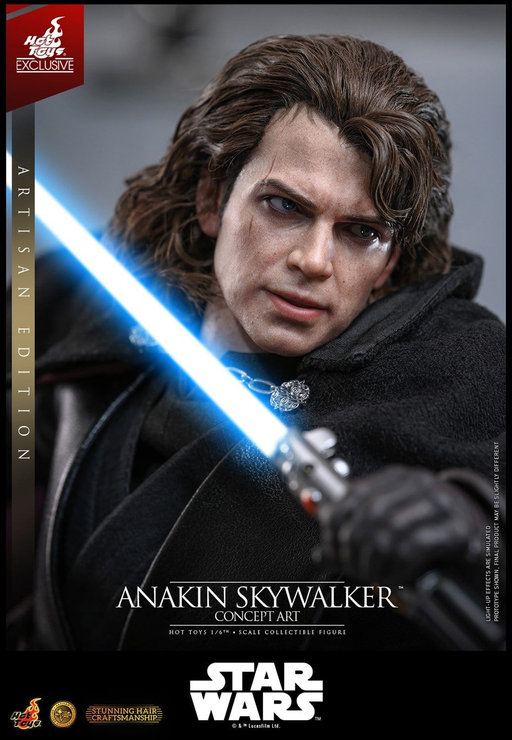 PRE-ORDER: Star Wars Episode III: Die Rache der Sith Movie Masterpiece Actionfigur 1/6 Anakin Skywalker (Concept Art Version) (Artisan Edition) Hot Toys Exclusive 31 cm