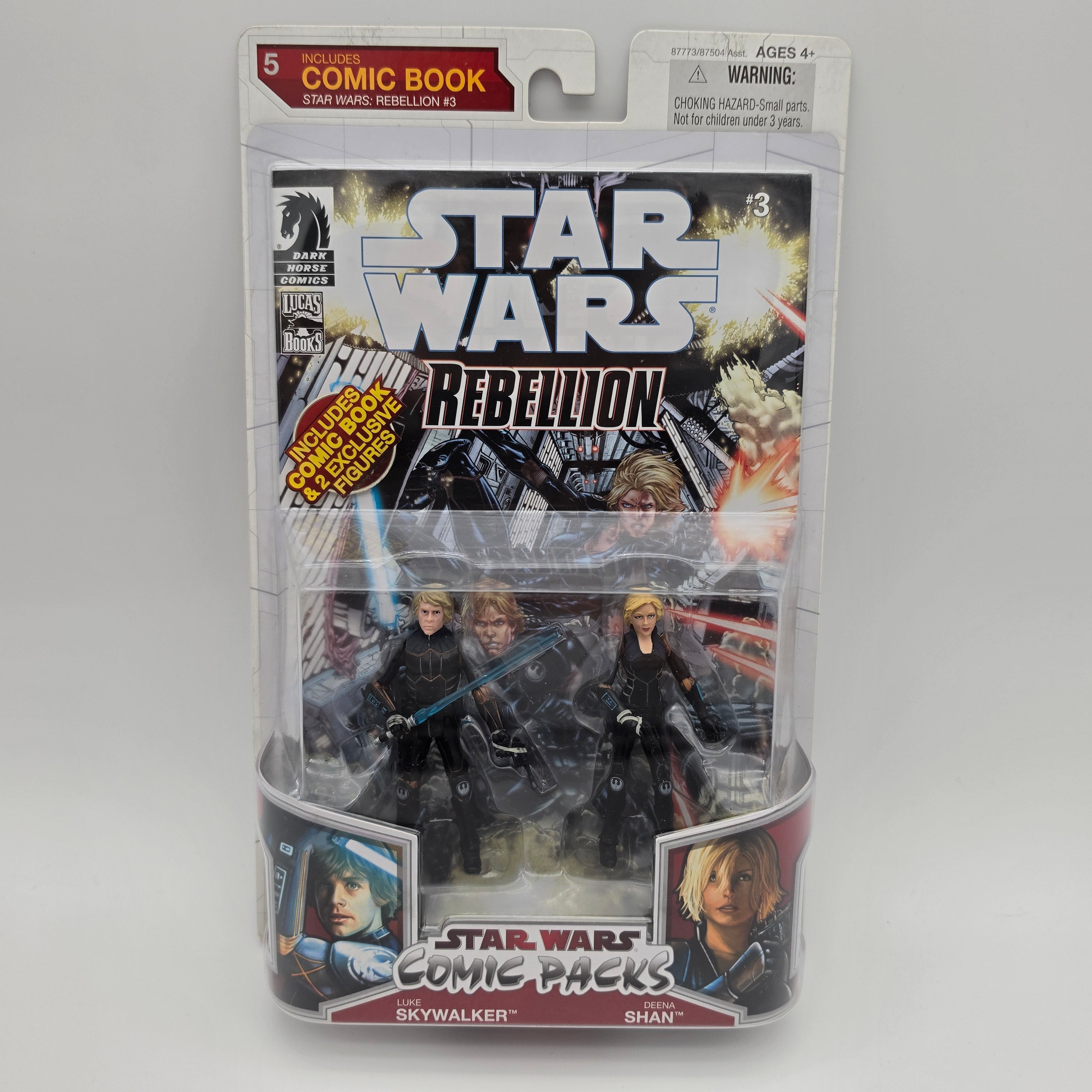 Star Wars Comic Pack - Rebellion #3 - Luke Skywalker / Deena Shan