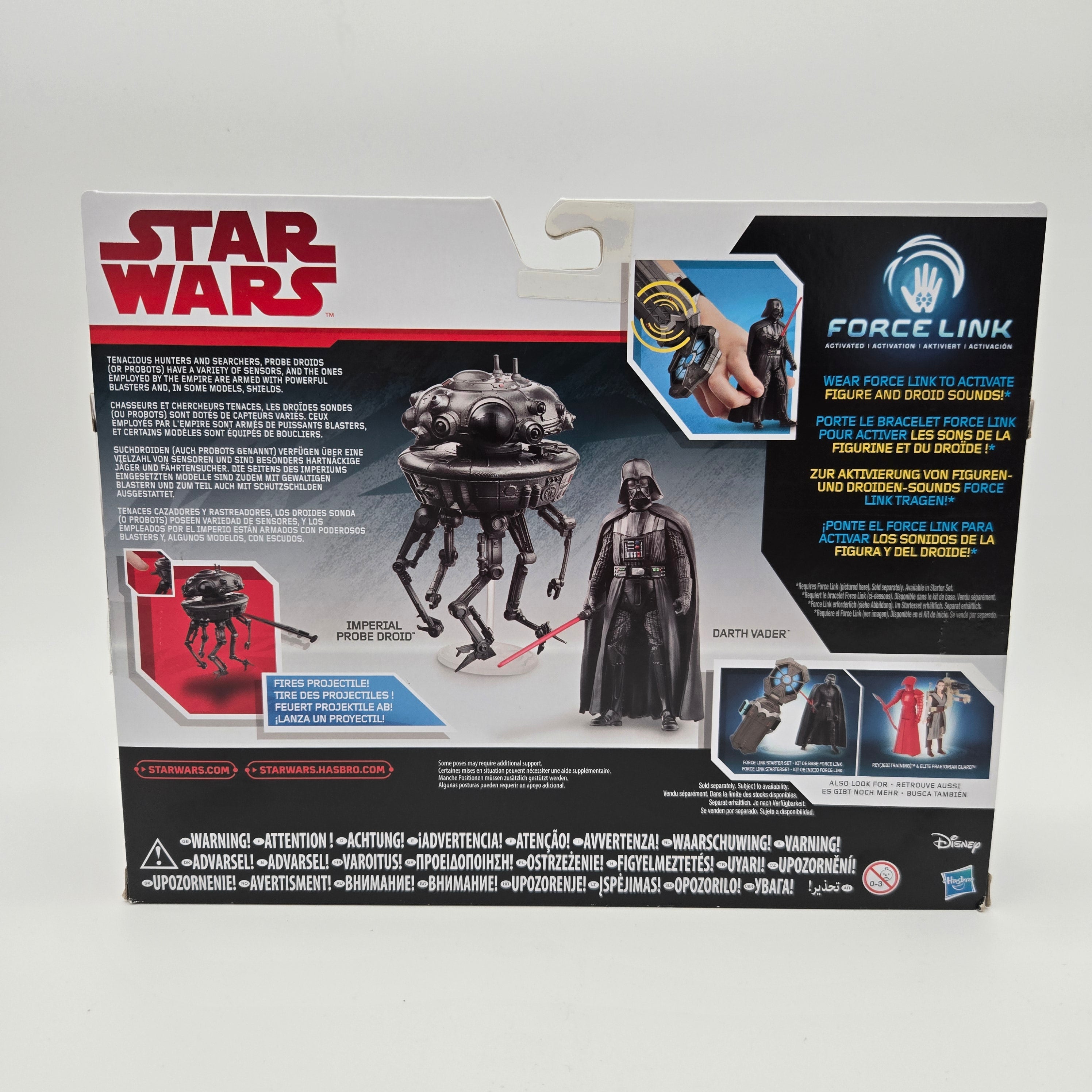 Star Wars - Force Link 1.0 - Imperial Probe Droid inc. Darth Vader