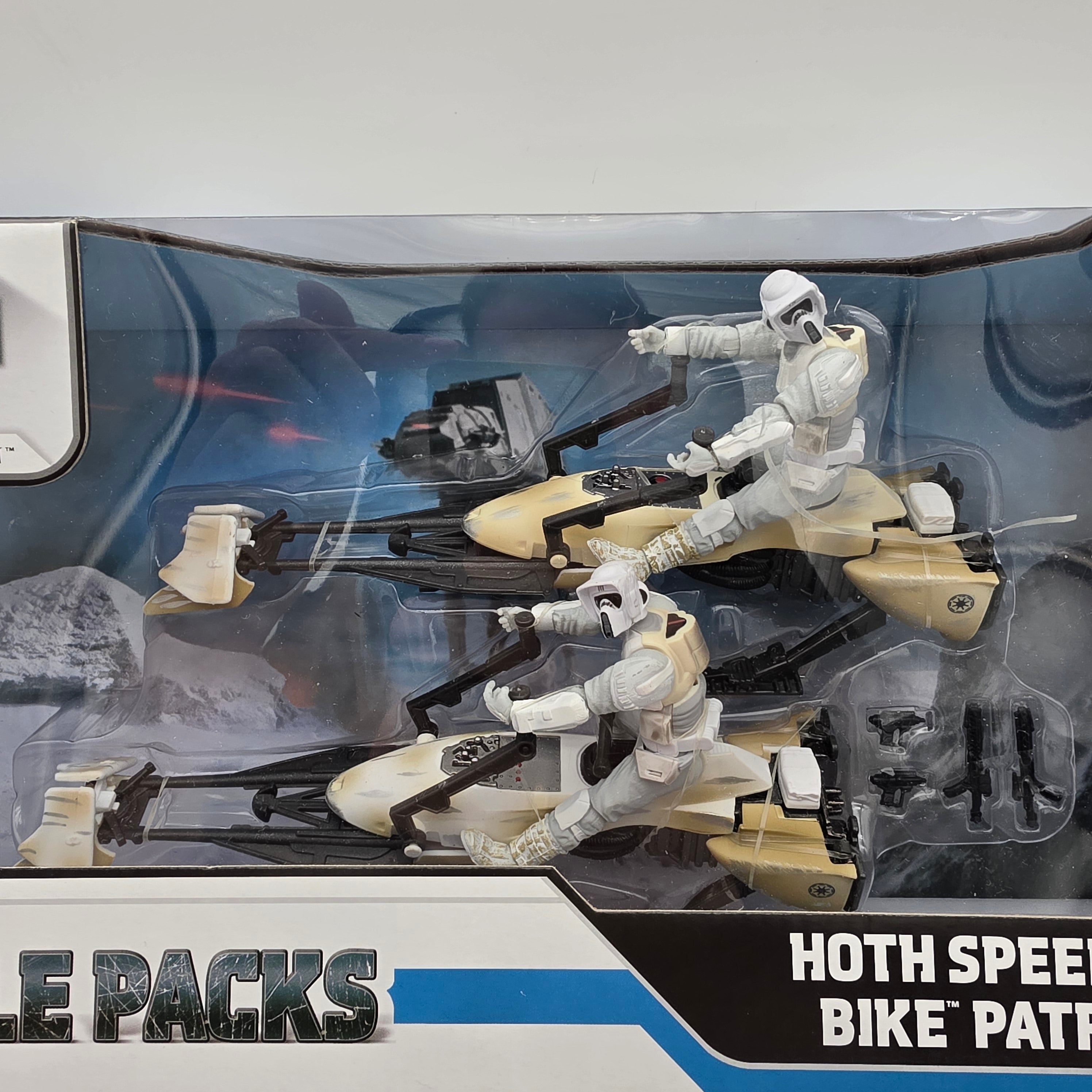 Star Wars Battle Packs - Legacy Collection - Hoth Speeder Bike Patrol