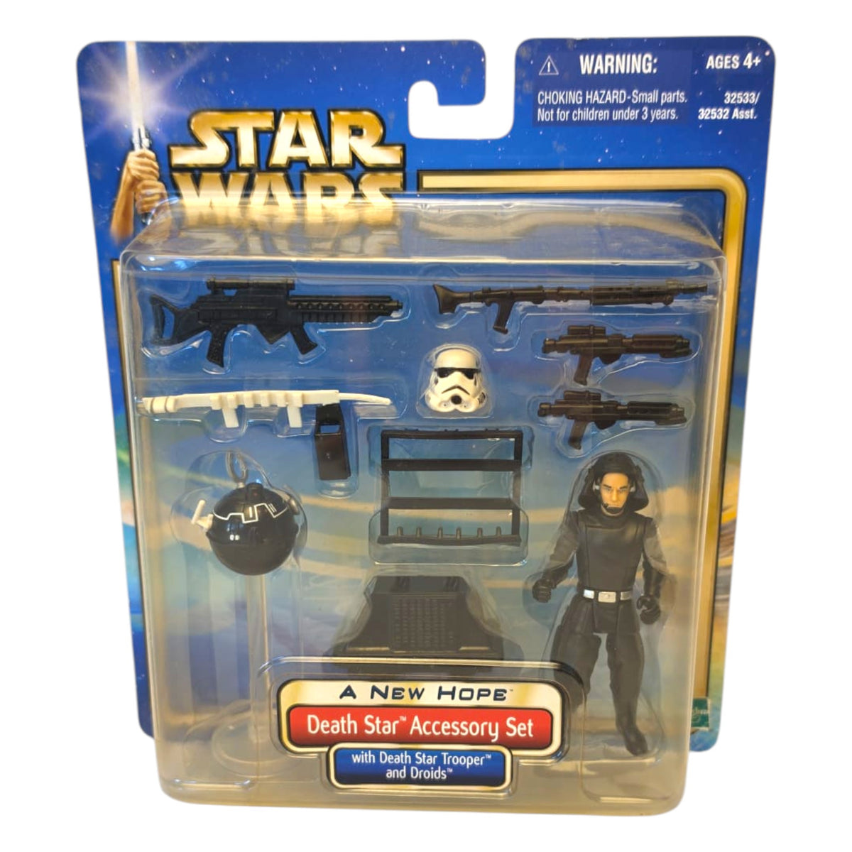 Star Wars - Saga Series - A New Hope - Death Star Accessory Set 2002 (leichter Gelbstich)