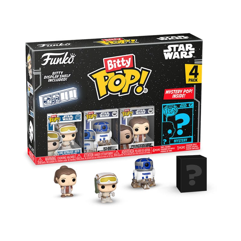 Star Wars | Vinyl Figuren 4er-Pack Luke 2,5 cm Bitty POP!