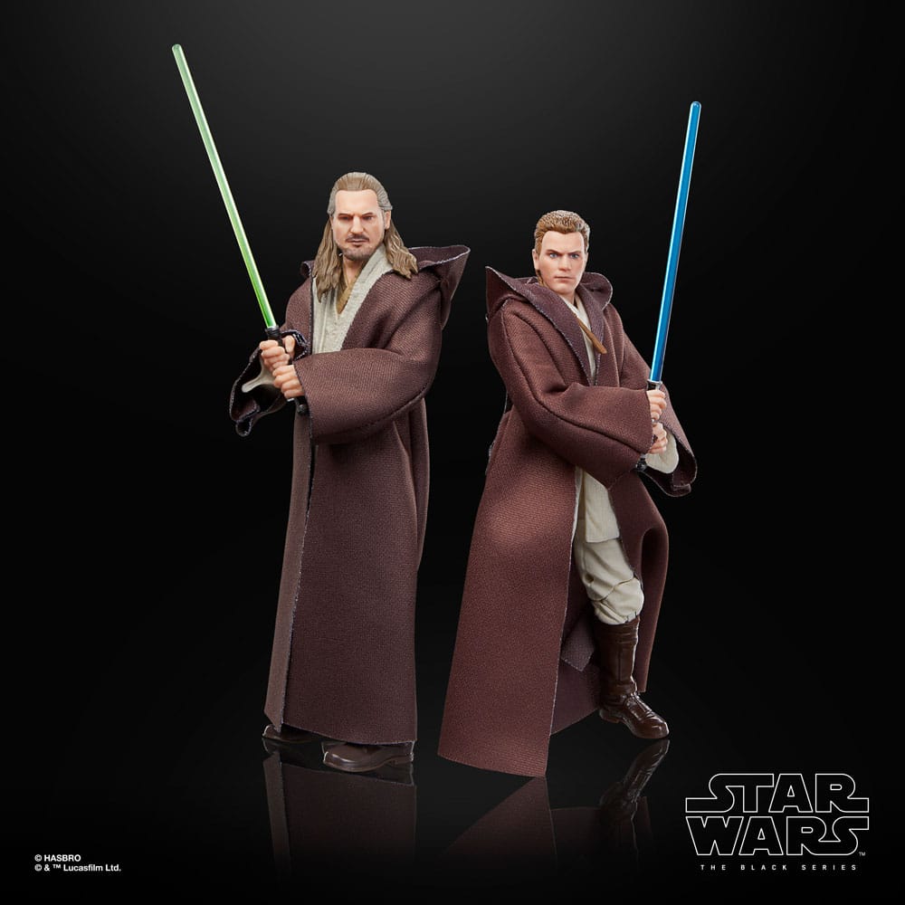 Star Wars Black Series - The Phantom Menace - Qui-Gon Jinn, Darth Maul, Obi-Wan Kenobi