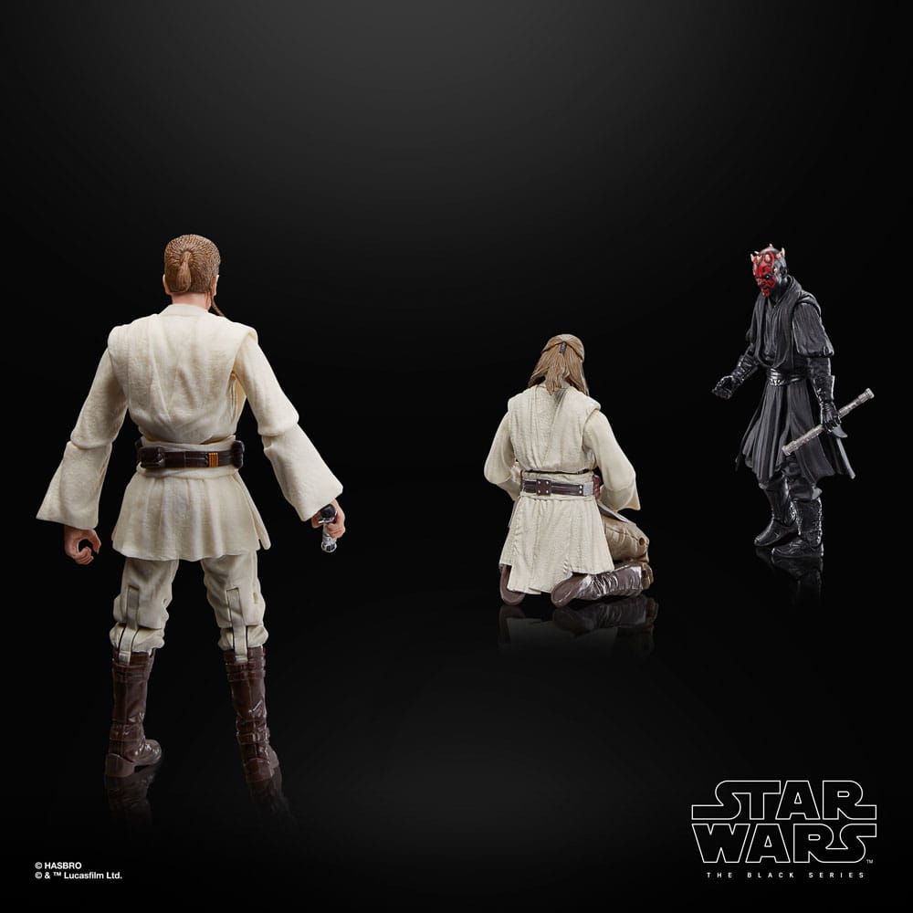 Star Wars Black Series - The Phantom Menace - Qui-Gon Jinn, Darth Maul, Obi-Wan Kenobi