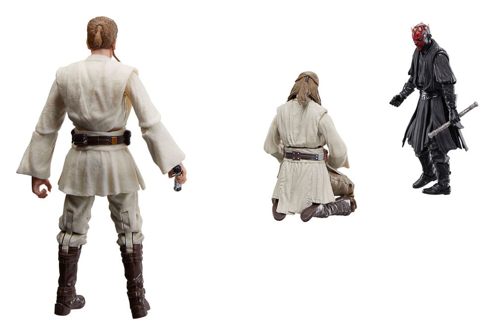 Star Wars Black Series - The Phantom Menace - Qui-Gon Jinn, Darth Maul, Obi-Wan Kenobi