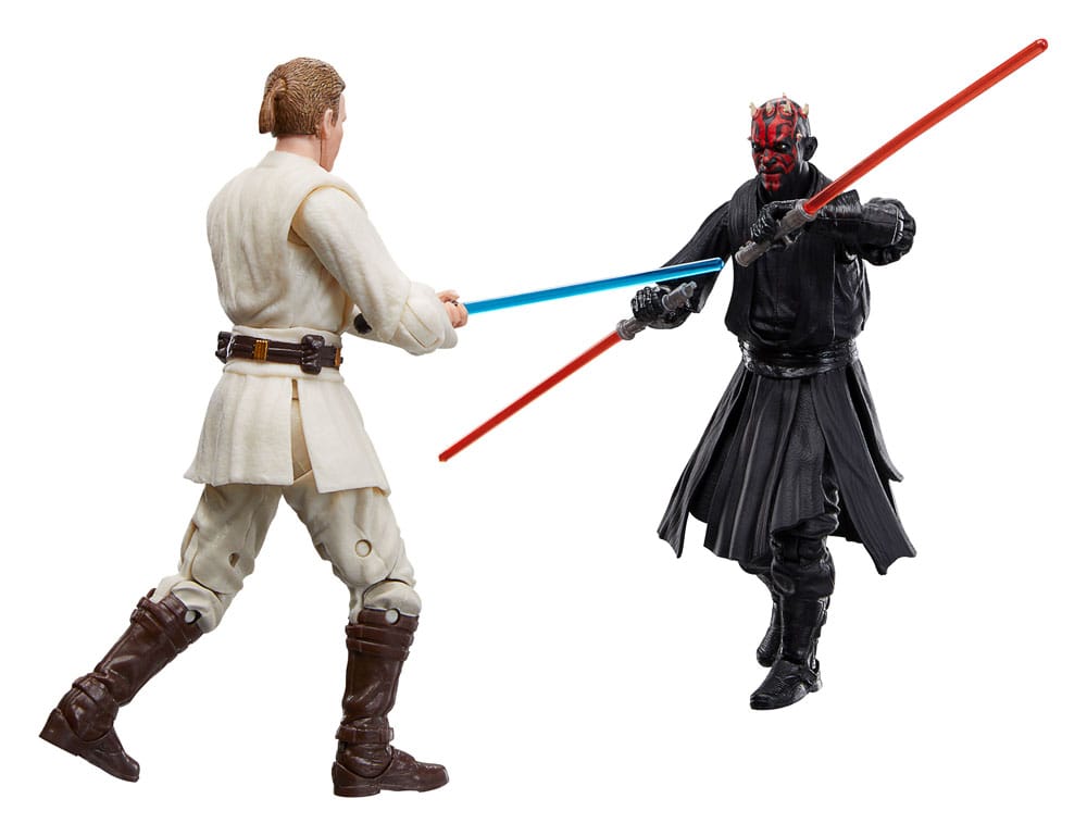Star Wars Black Series - The Phantom Menace - Qui-Gon Jinn, Darth Maul, Obi-Wan Kenobi