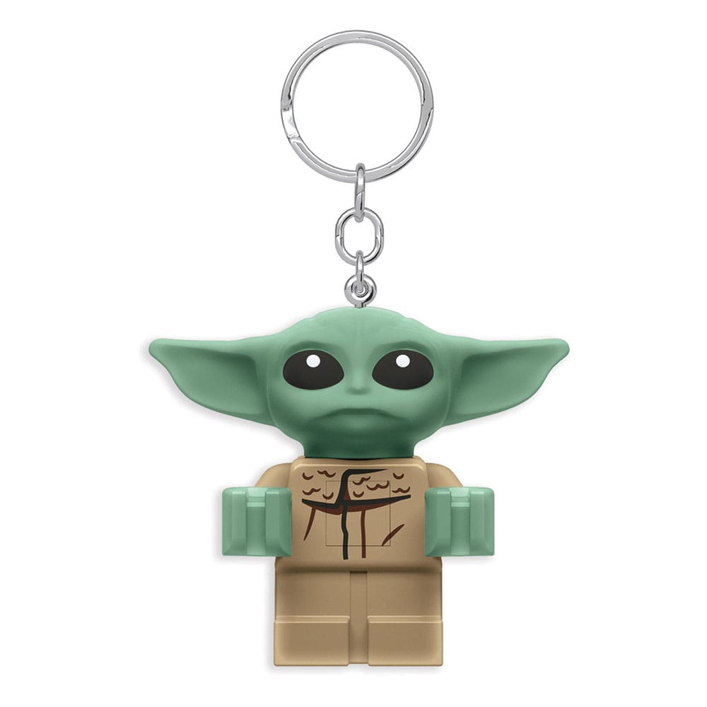 LEGO Star Wars The Mandalorian Schlüsselanhänger mit Leuchtfunktion Grogu 8 cm