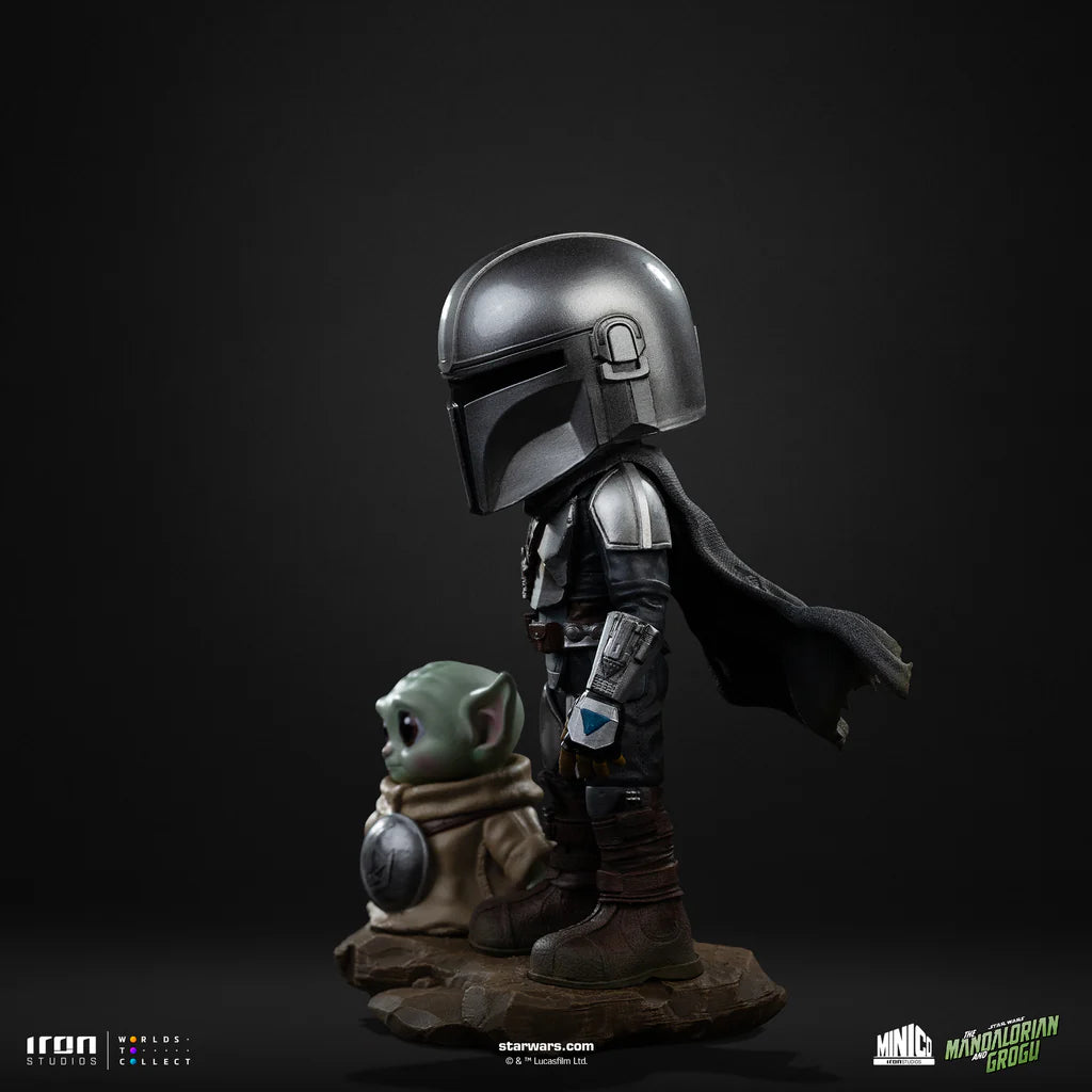 Star War Statue Mandalorianer und Grogu – The Mandalorian – MiniCo