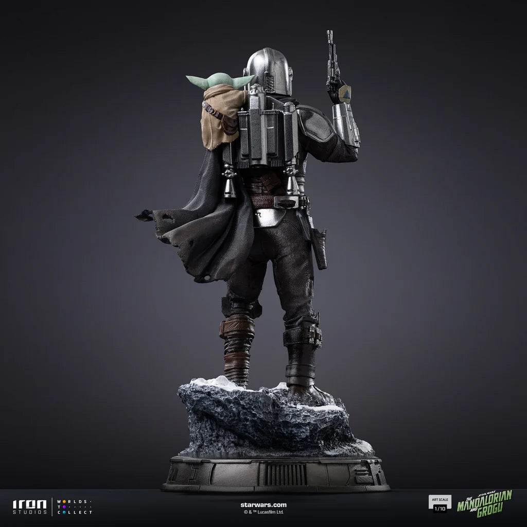 Star Wars Statue Mandalorianer und Grogu – Der Film „The Mandalorian and Grogu“ – Maßstab 1:10