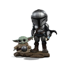 Star War Statue Mandalorianer und Grogu – The Mandalorian – MiniCo