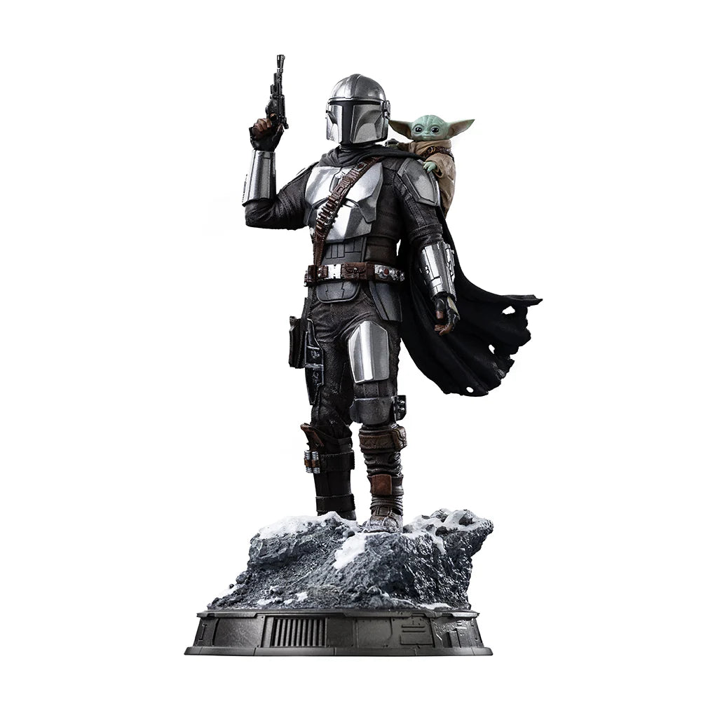 Star Wars Statue Mandalorianer und Grogu – Der Film „The Mandalorian and Grogu“ – Maßstab 1:10